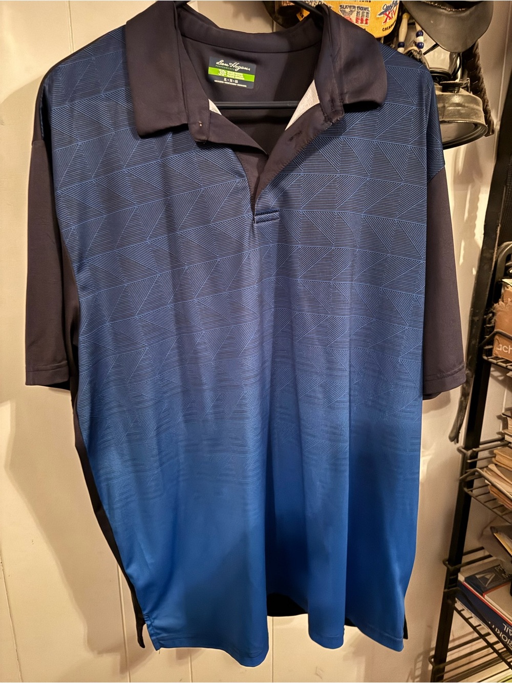 Hogan Men’s Blue Gradient Polo